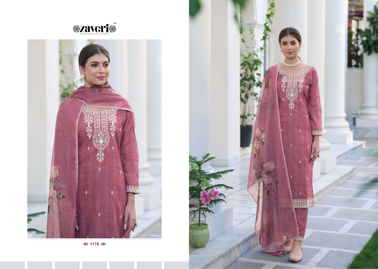 Mirza By Zaveri 1179 To 1182 Series Beautiful Festive Suits Colorful Stylish Fancy Casual Wear & Ethnic Wear Cotton Silk Embroidered Dresses At Wholesale Price