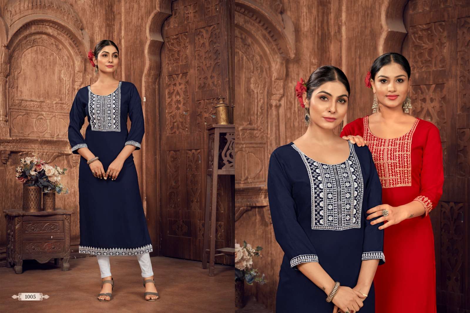 Aangi By Jinesh Nx 1001 To 1006 Series Designer Stylish Fancy Colorful Beautiful Party Wear & Ethnic Wear Collection Rayon Print Kurtis At Wholesale Price