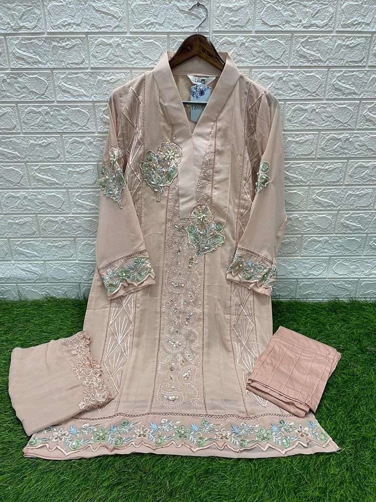 Luxuria Trendz Hit Design 1279 By Luxuria Beautiful Winter Collection Pakistani Suits Stylish Fancy Colorful Casual Wear & Ethnic Wear Faux Georgette With Embroidery Dresses At Wholesale Price
