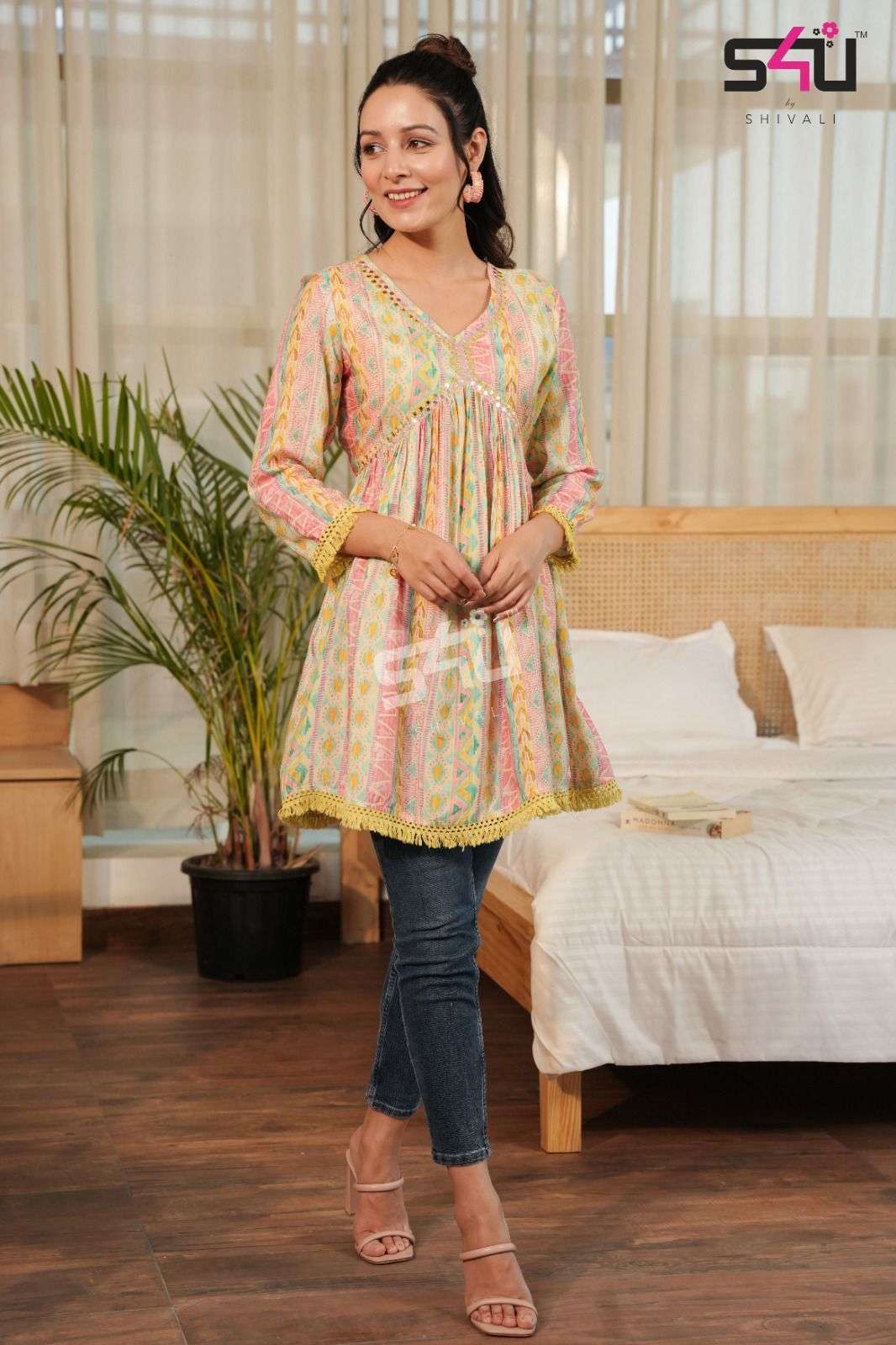 Wedesi By S4U Fashion 01 To 06 Series Designer Stylish Fancy Colorful Beautiful Party Wear & Ethnic Wear Collection Cotton Rayon Tops At Wholesale Price