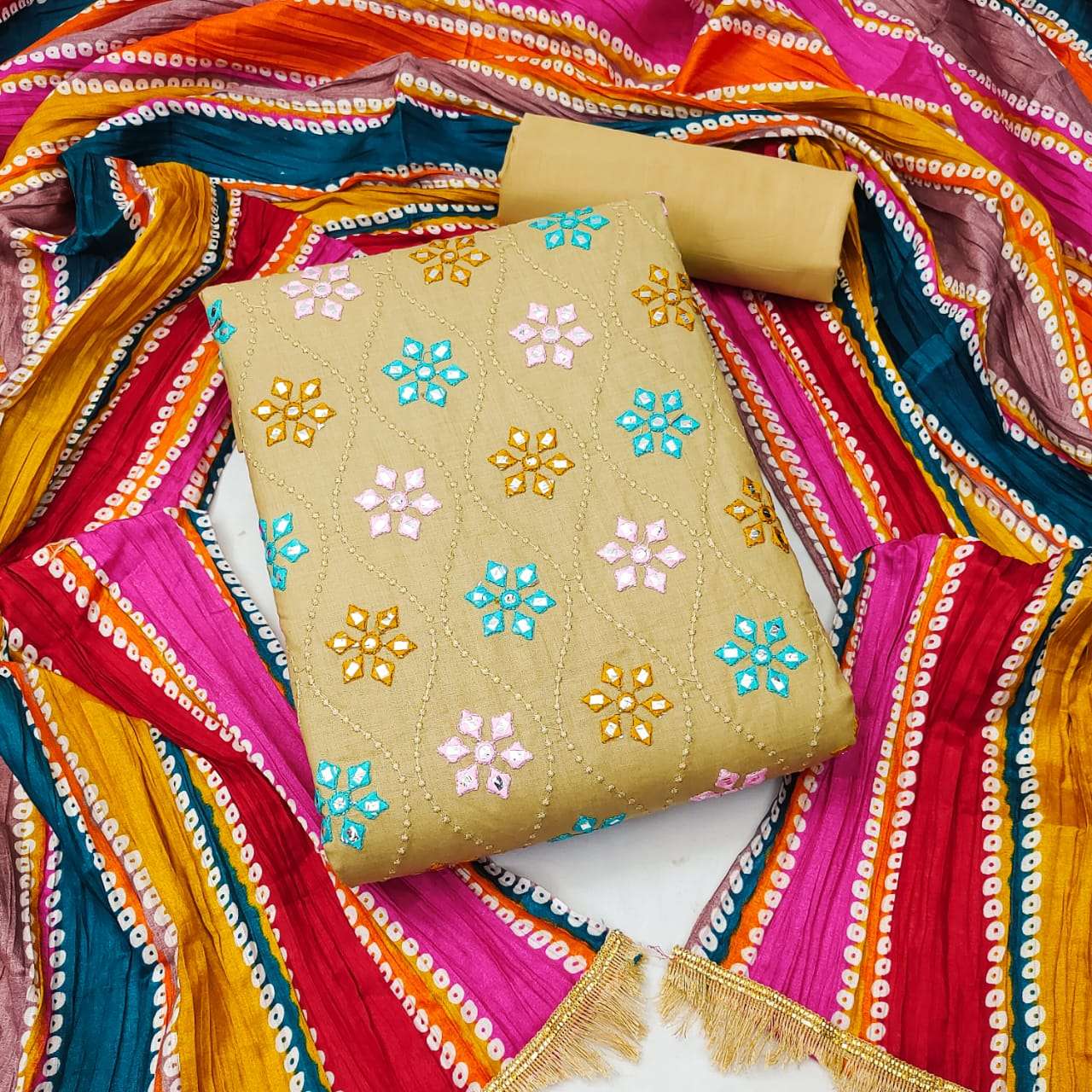 Exclusive Dress Material Vol-1031 By Fashid Wholesale 01 To 05 Series Beautiful Suits Colorful Stylish Fancy Casual Wear & Ethnic Wear Cotton Slub Embroidered Dresses At Wholesale Price