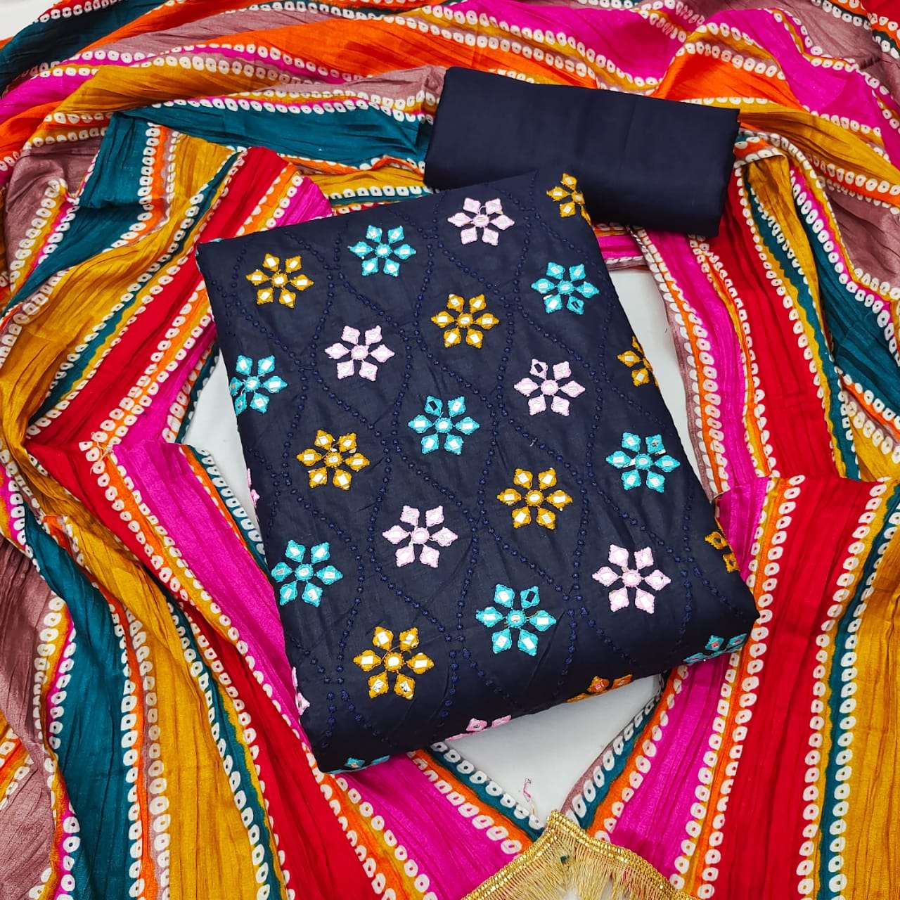 Exclusive Dress Material Vol-1031 By Fashid Wholesale 01 To 05 Series Beautiful Suits Colorful Stylish Fancy Casual Wear & Ethnic Wear Cotton Slub Embroidered Dresses At Wholesale Price