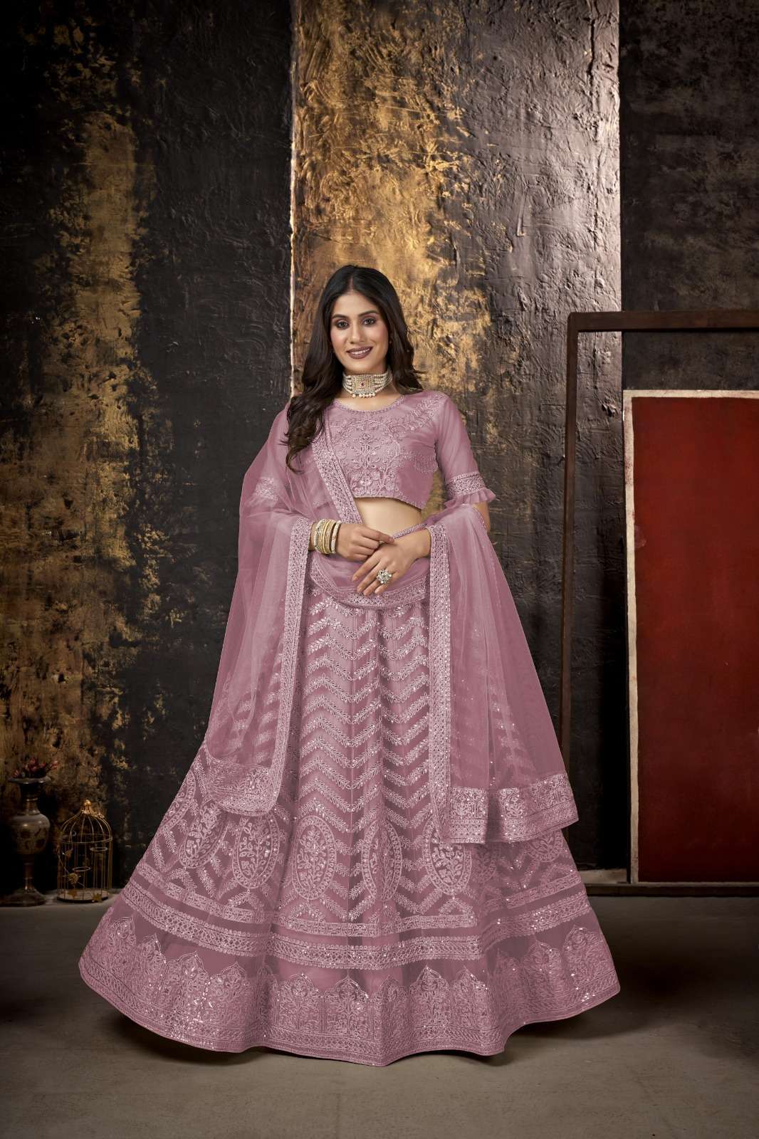 Zeeya Mannat By Varni Fabrics 14001 To 14003 Series Designer Beautiful Navratri Collection Occasional Wear & Party Wear Net Lehengas At Wholesale Price