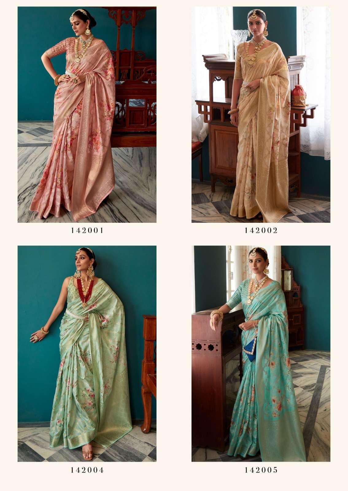 Fiona Silk By Rajpath 142001 To 142006 Series Indian Traditional Wear Collection Beautiful Stylish Fancy Colorful Party Wear & Occasional Wear Soft Silk Sarees At Wholesale Price