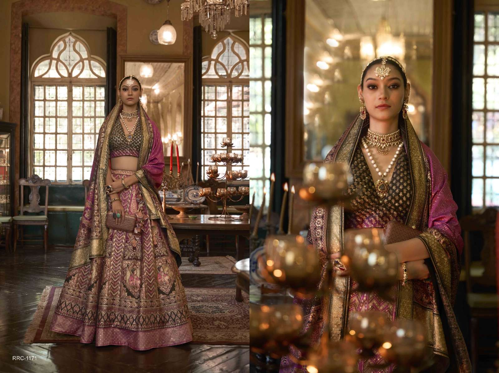 Raj-Rani By Rewaa 1166 To 1174 Series Bridal Wear Collection Beautiful Stylish Colorful Fancy Party Wear & Occasional Wear Silk Lehengas At Wholesale Price