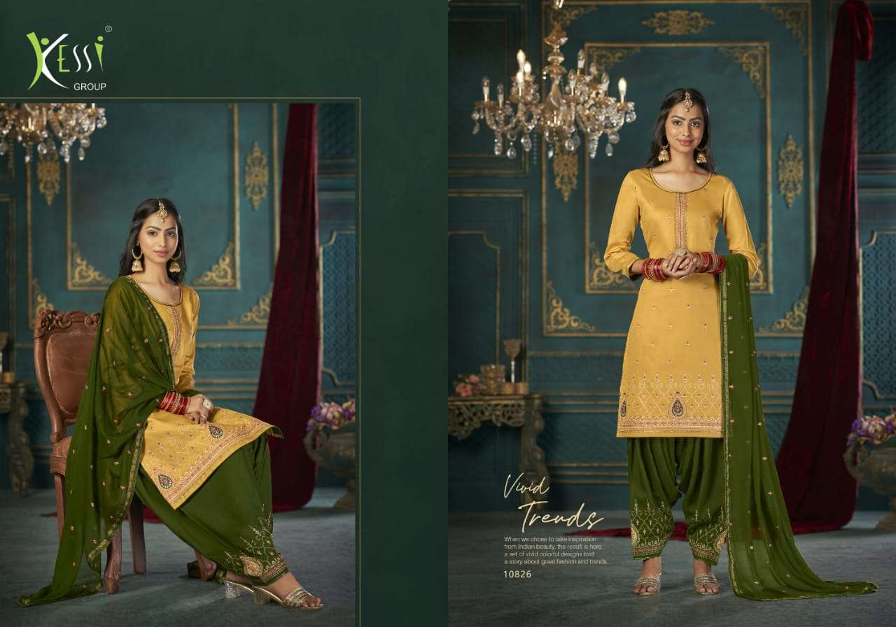 Laskara By Kessi Fabrics 18021 To 18026 Series Beautiful Stylish Festive Suits Fancy Colorful Casual Wear & Ethnic Wear & Ready To Wear Jam Silk Cotton Embroidered Dresses At Wholesale Price