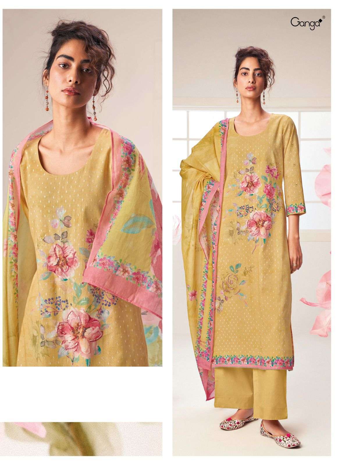 Malsa By Ganga Fashion 1456 To 1461 Series Beautiful Stylish Festive Suits Fancy Colorful Casual Wear & Ethnic Wear & Ready To Wear Premium Cotton Print Dresses At Wholesale Price