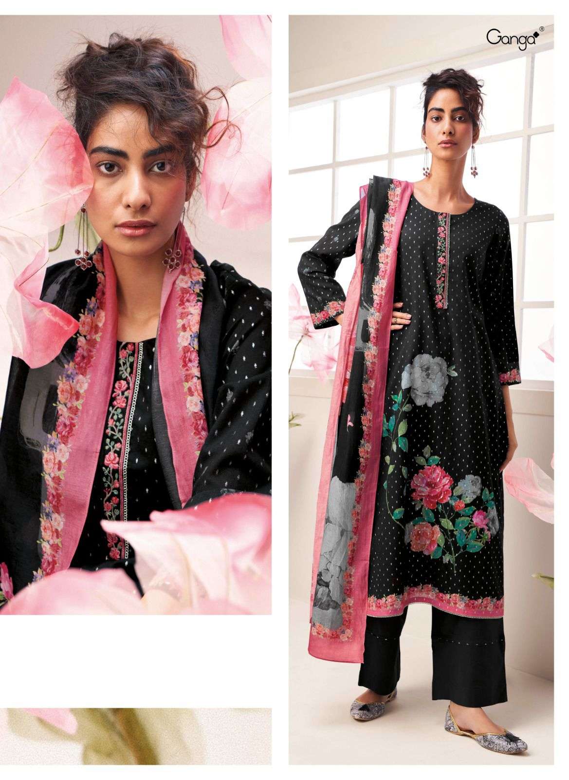 Malsa By Ganga Fashion 1456 To 1461 Series Beautiful Stylish Festive Suits Fancy Colorful Casual Wear & Ethnic Wear & Ready To Wear Premium Cotton Print Dresses At Wholesale Price