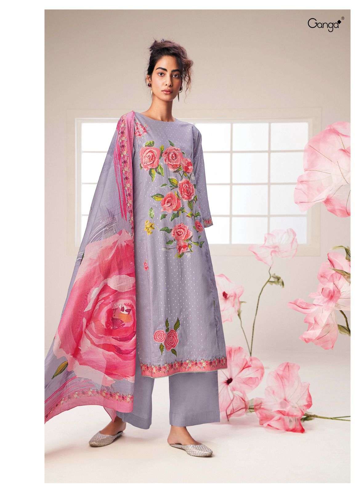 Malsa By Ganga Fashion 1456 To 1461 Series Beautiful Stylish Festive Suits Fancy Colorful Casual Wear & Ethnic Wear & Ready To Wear Premium Cotton Print Dresses At Wholesale Price