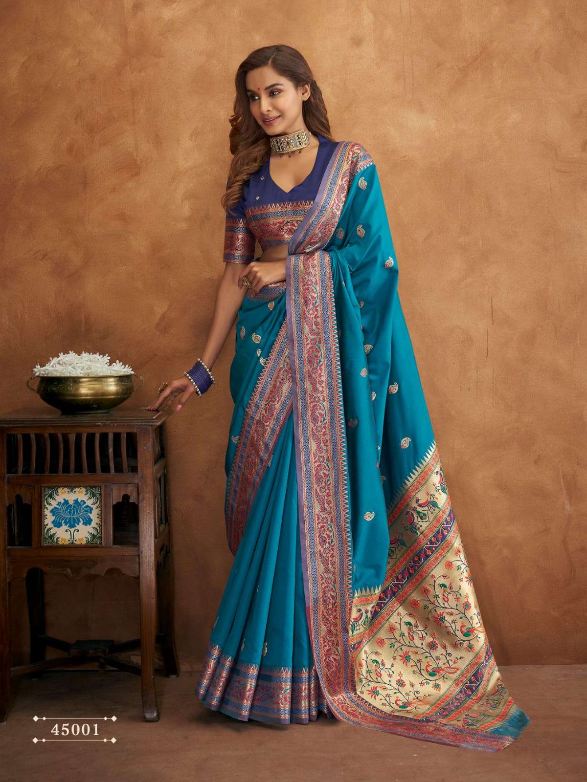 Apsara Silk By Rajpath 45001 To 45006 Series Indian Traditional Wear Collection Beautiful Stylish Fancy Colorful Party Wear & Occasional Wear Soft Silk Sarees At Wholesale Price