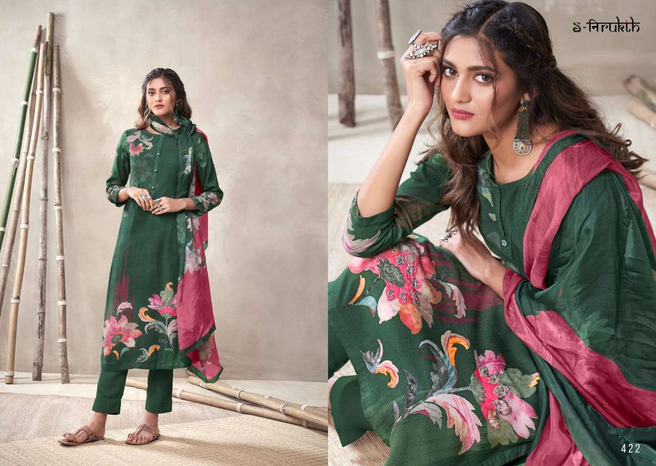 Alissa By S-Nirukth Beautiful Stylish Festive Suits Fancy Colorful Casual Wear & Ethnic Wear & Ready To Wear Cotton Print Dresses At Wholesale Price