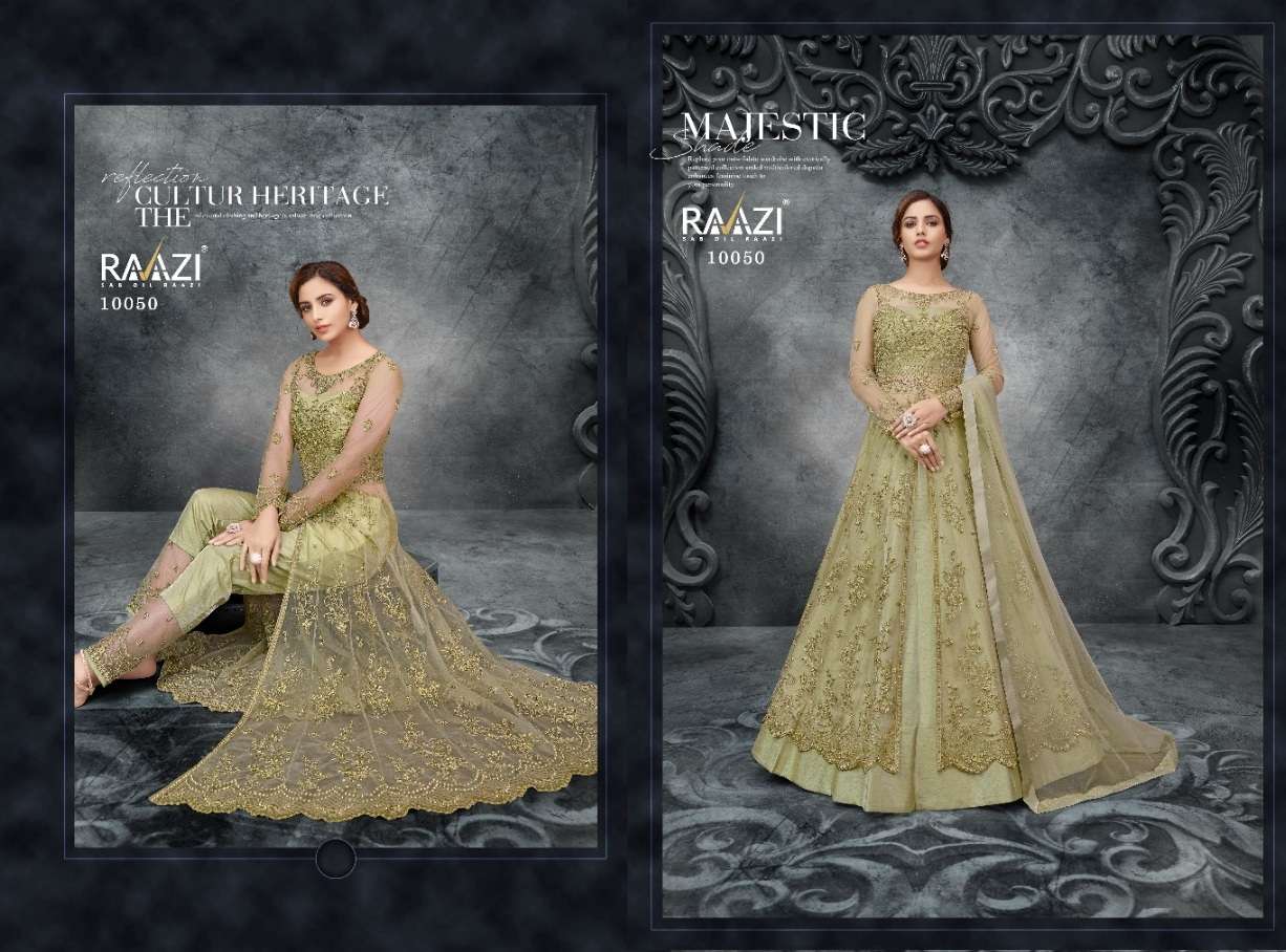 Aroos 10049 Series By Rama 10049 To 10053 Series Beautiful Stylish Anarkali Suits Fancy Colorful Casual Wear & Ethnic Wear & Ready To Wear Soft Net Dresses At Wholesale Price