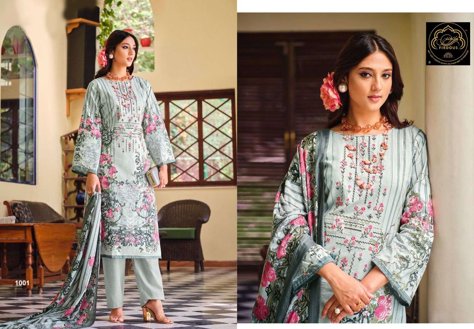 Naira Vol-1 By Firdous 1001 To 1010 Series Beautiful Suits Colorful Stylish Fancy Casual Wear & Ethnic Wear Pure Cotton Print Dresses At Wholesale Price