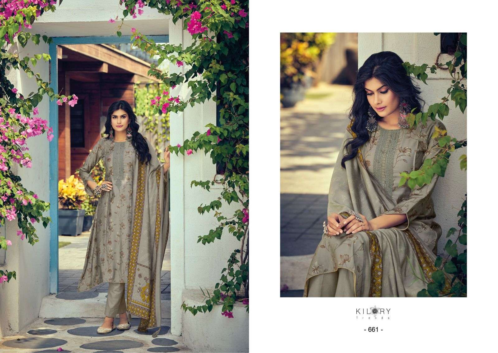 Silk Route Vol-4 By Kilory 661 To 668 Series Beautiful Suits Colorful Stylish Fancy Casual Wear & Ethnic Wear Viscose Muslin Dresses At Wholesale Price