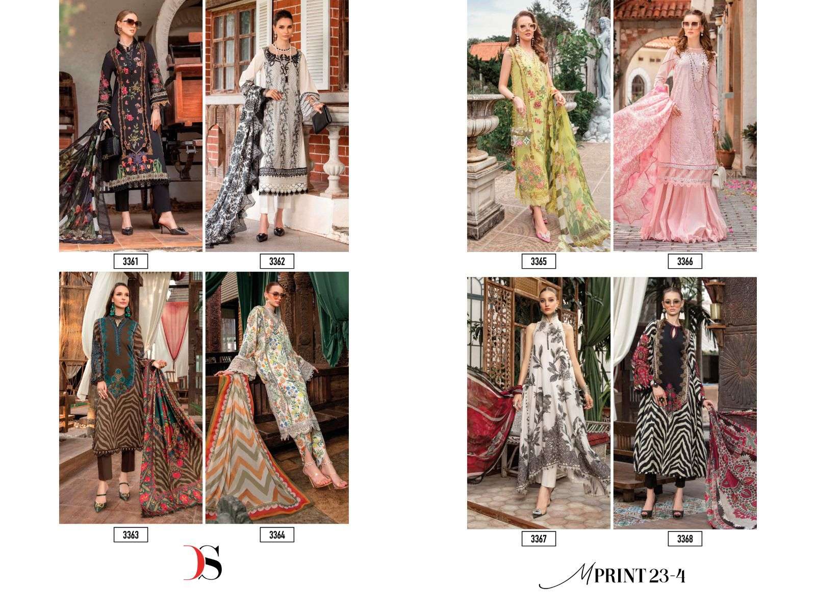 Mprint-23 Vol-4 By Deepsy Suits 3361 To 3368 Series Beautiful Pakistani Suits Colorful Stylish Fancy Casual Wear & Ethnic Wear Pure Cotton Print Dresses At Wholesale Price