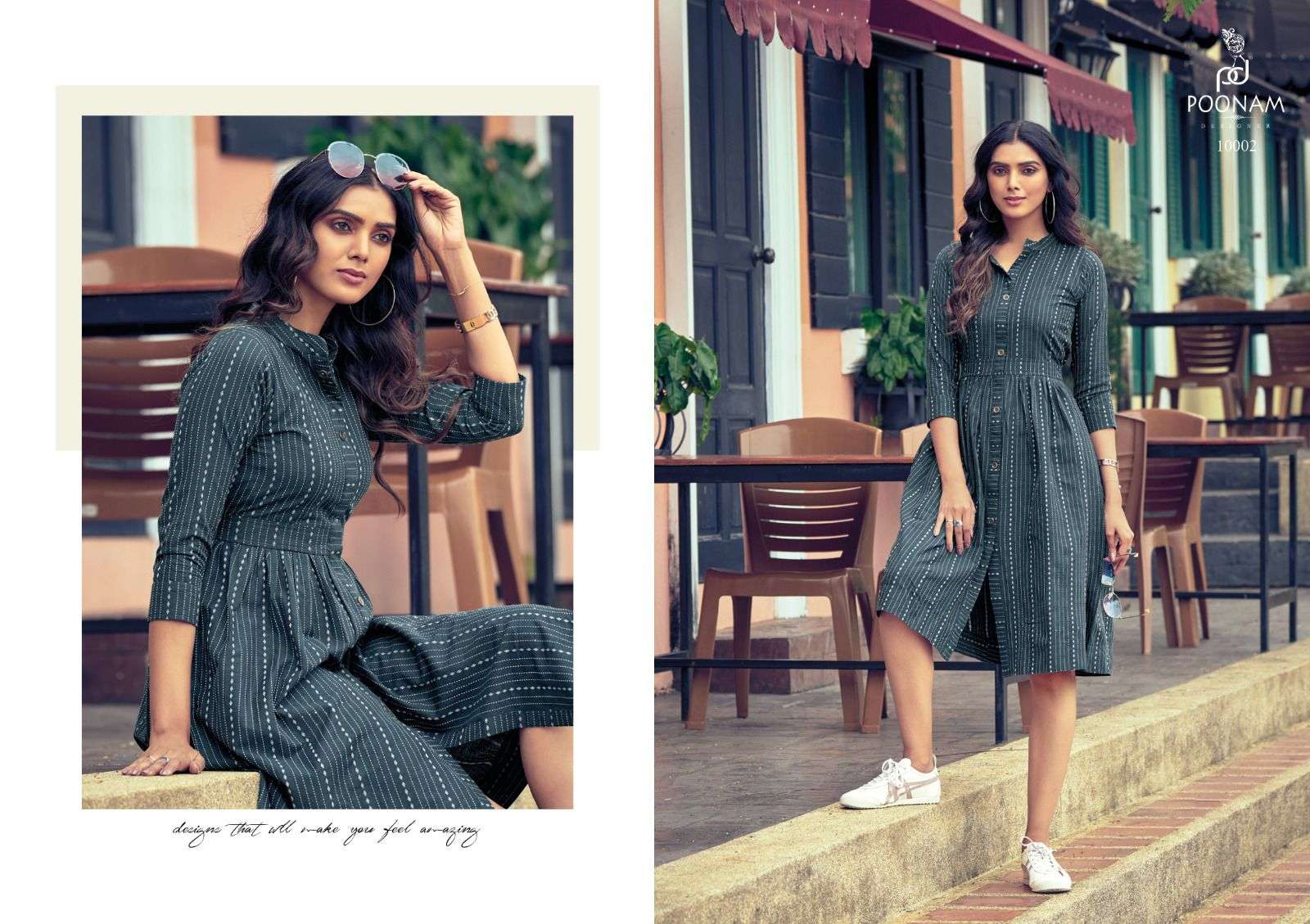 Stella By Poonam Designer 1001 To 1006 Series Designer Stylish Fancy Colorful Beautiful Party Wear & Ethnic Wear Collection Cotton Jacquard Kurtis At Wholesale Price