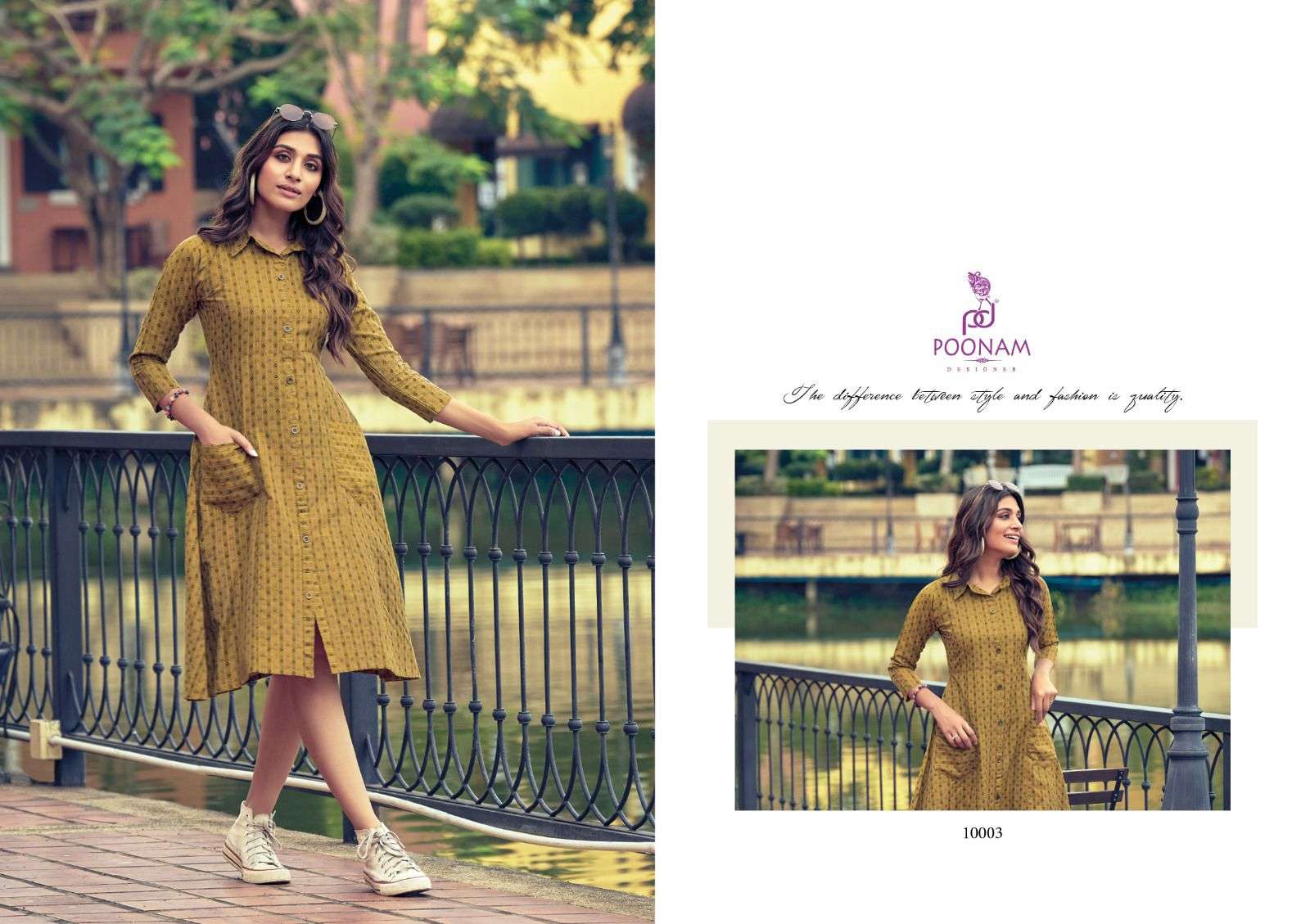 Stella By Poonam Designer 1001 To 1006 Series Designer Stylish Fancy Colorful Beautiful Party Wear & Ethnic Wear Collection Cotton Jacquard Kurtis At Wholesale Price