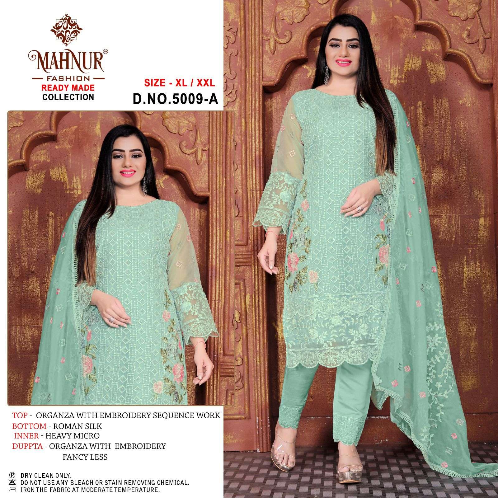 Mahnur 5009 Colours By Mahnur Fashion 5009-A To 5009-D Series Beautiful Pakistani Suits Colorful Stylish Fancy Casual Wear & Ethnic Wear Organza Embroidered Dresses At Wholesale Price