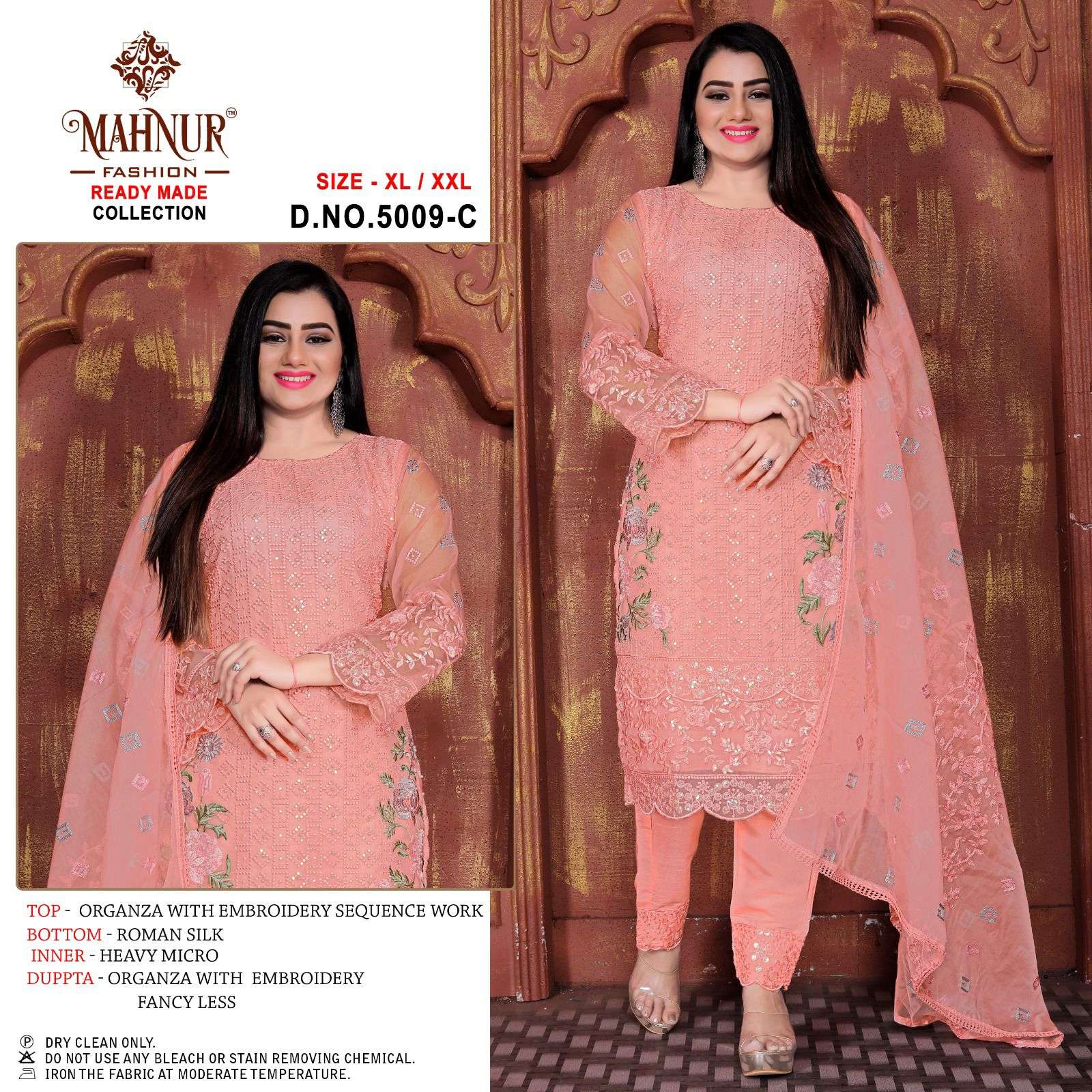 Mahnur 5009 Colours By Mahnur Fashion 5009-A To 5009-D Series Beautiful Pakistani Suits Colorful Stylish Fancy Casual Wear & Ethnic Wear Organza Embroidered Dresses At Wholesale Price