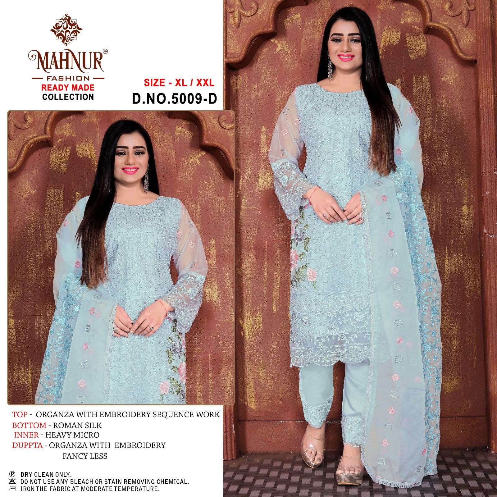 Mahnur 5009 Colours By Mahnur Fashion 5009-A To 5009-D Series Beautiful Pakistani Suits Colorful Stylish Fancy Casual Wear & Ethnic Wear Organza Embroidered Dresses At Wholesale Price