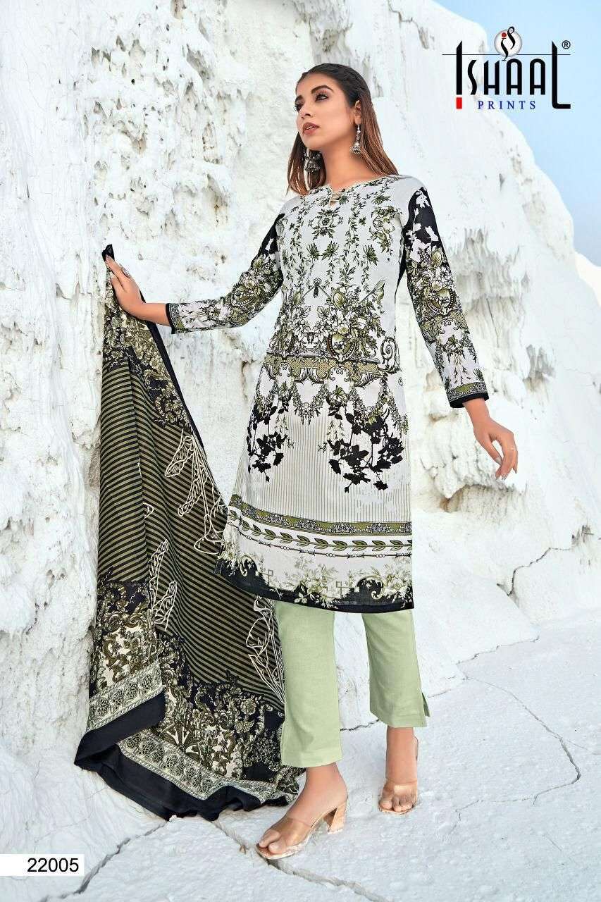 Gulmohar Vol-22 By Ishaal Prints 22001 To 22010 Series Designer Suits Collection Beautiful Stylish Colorful Fancy Party Wear & Occasional Wear Pure Lawn Dresses At Wholesale Price