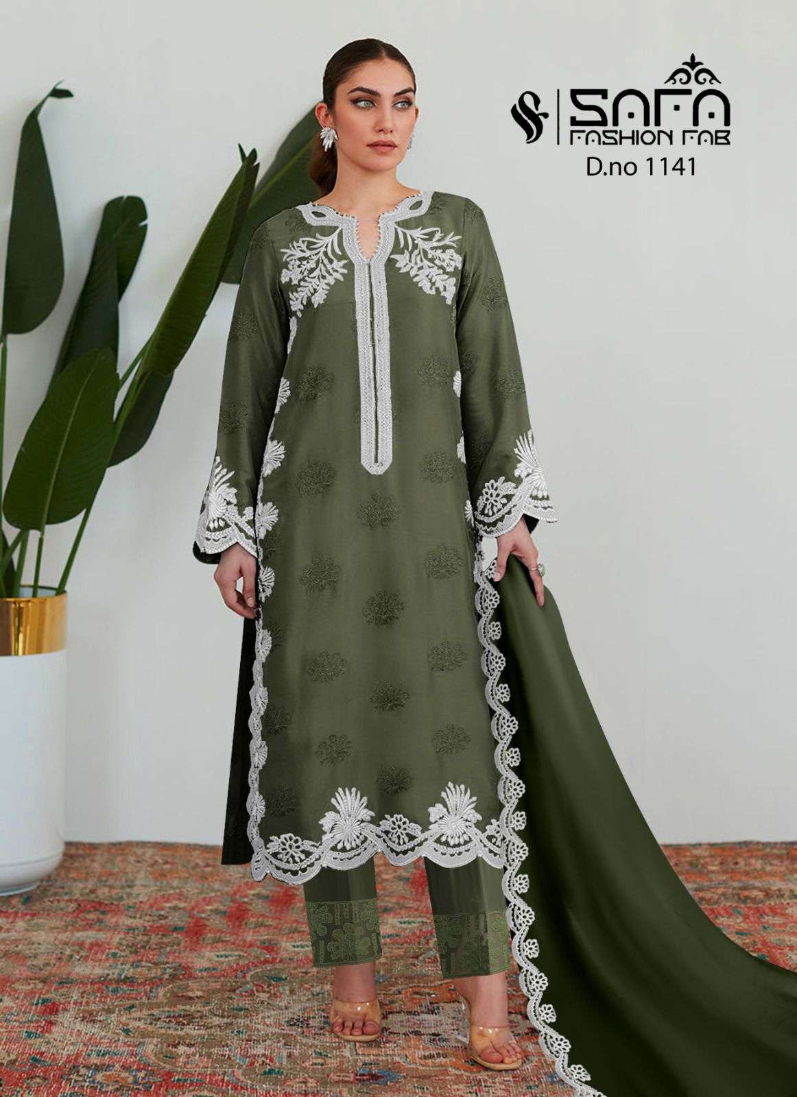 Safa 1141 Colours By Safa Fashion 1141-A To 1141-F Series Beautiful Festive Suits Colorful Stylish Fancy Casual Wear & Ethnic Wear Heavy Georgette Dresses At Wholesale Price