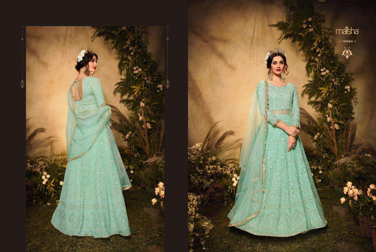 Maisha Hit Design 10094 By Maisha Beautiful Anarkali Suits Colorful Stylish Fancy Casual Wear & Ethnic Wear Georgette Dresses At Wholesale Price