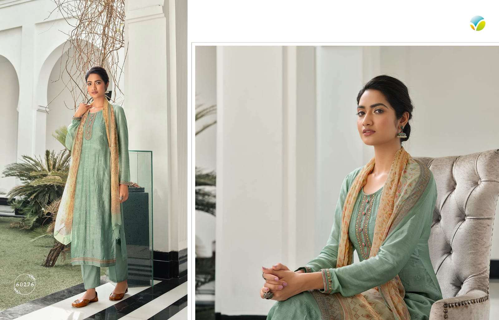 Kervin Geetanjali By Vinay Fashion 60271 To 60276 Series Beautiful Suits Colorful Stylish Fancy Casual Wear & Ethnic Wear Bemberg Muslin Dresses At Wholesale Price