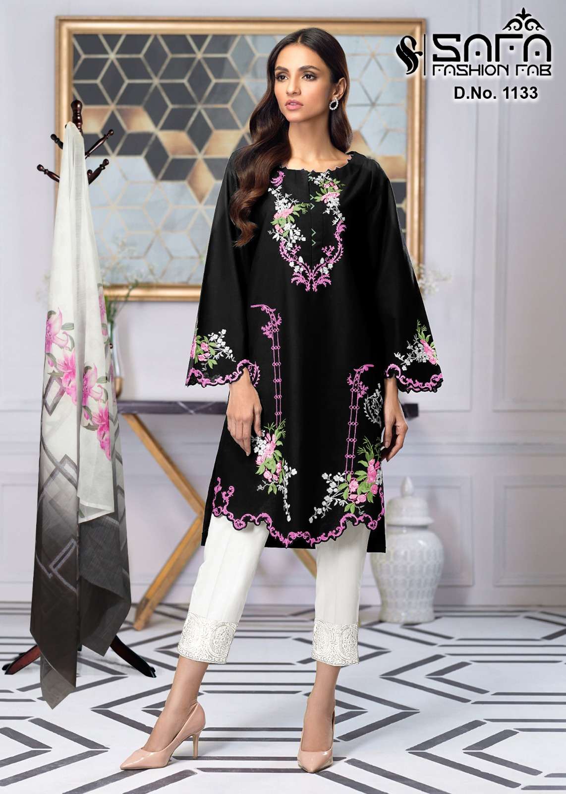 Safa Hit Design 1133 By Safa Fashion Beautiful Winter Collection Pakistani Suits Stylish Fancy Colorful Casual Wear & Ethnic Wear Heavy Georgette Embroidery Dresses At Wholesale Price