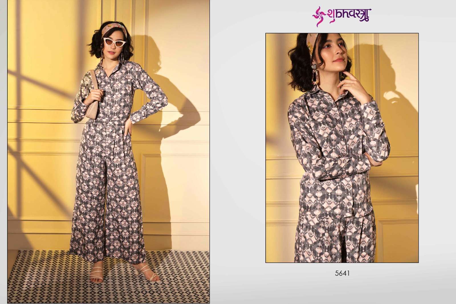 Femella Vol-4 By Shubhkala 5641 To 5646 Series Designer Stylish Fancy Colorful Beautiful Party Wear & Ethnic Wear Collection Crepe Print Tops With Bottom At Wholesale Price