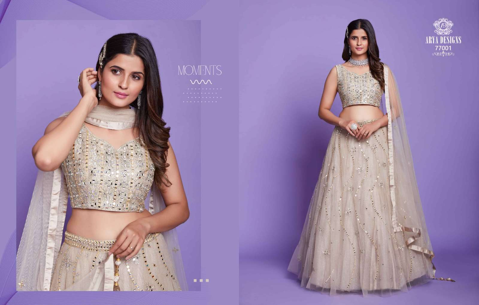 Mahira Vol-4 By Arya Designs 77001 To 77005 Series Designer Beautiful Festive Collection Occasional Wear & Party Wear Soft Silk Lehengas At Wholesale Price