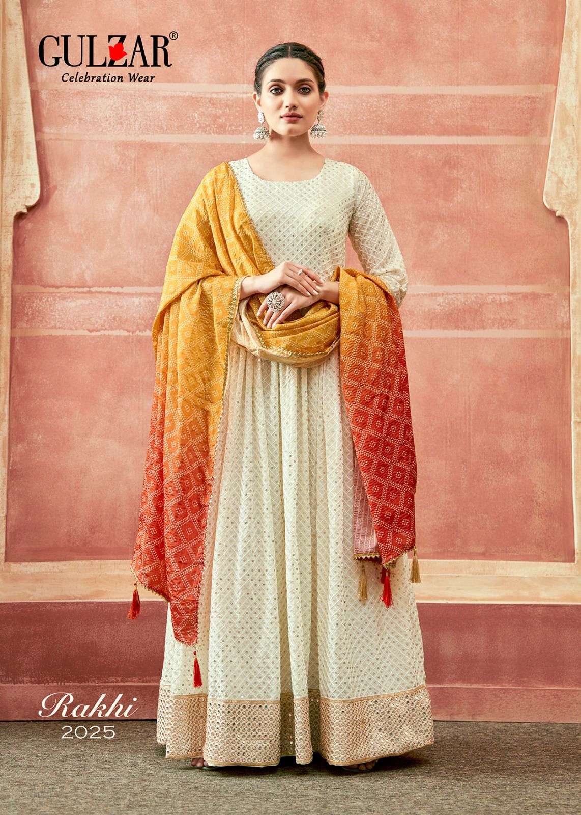 Rakhi By Gulzar 2025 To 2026 Series Designer Stylish Fancy Colorful Beautiful Party Wear & Ethnic Wear Collection Fancy Gown With Dupatta At Wholesale Price