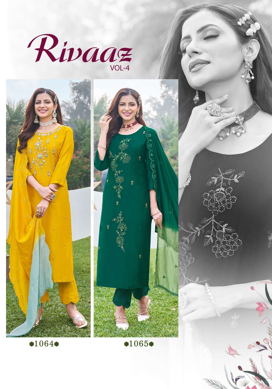 Rivaaz Vol-4 By Peher 1061 To 1065 Series Beautiful Stylish Suits Fancy Colorful Casual Wear & Ethnic Wear & Ready To Wear Modal Silk Dresses At Wholesale Price