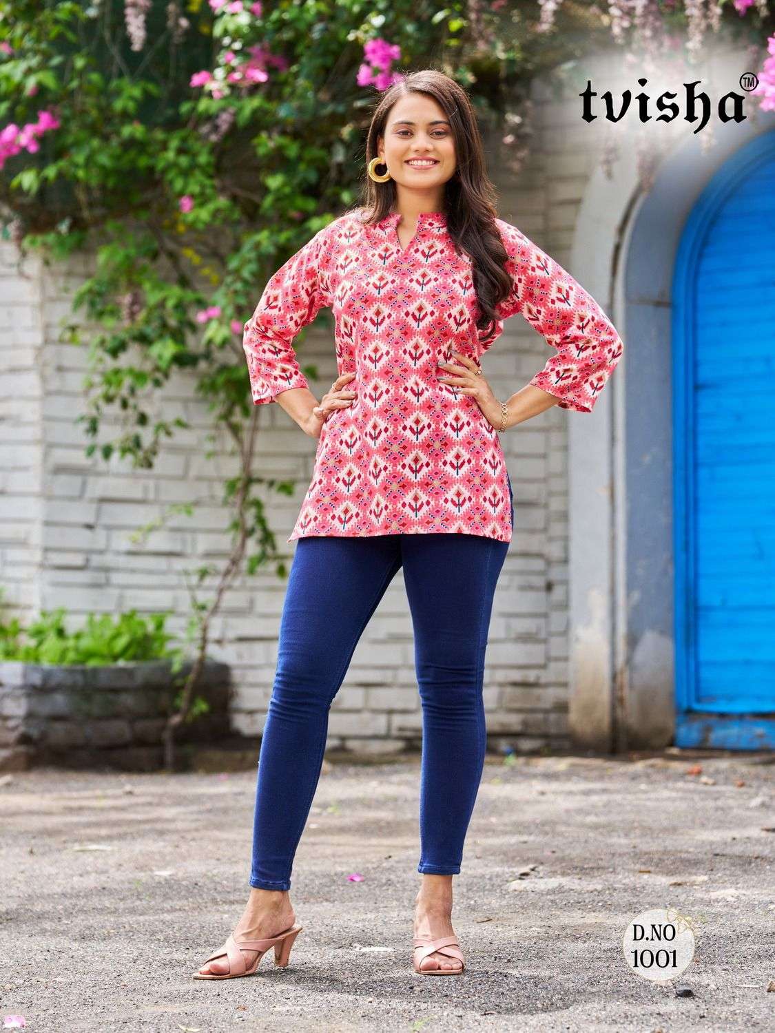 Barbie Vol-4 By Tvisha Beautiful Stylish Fancy Colorful Casual Wear & Ethnic Wear Cotton Print Tops At Wholesale Price