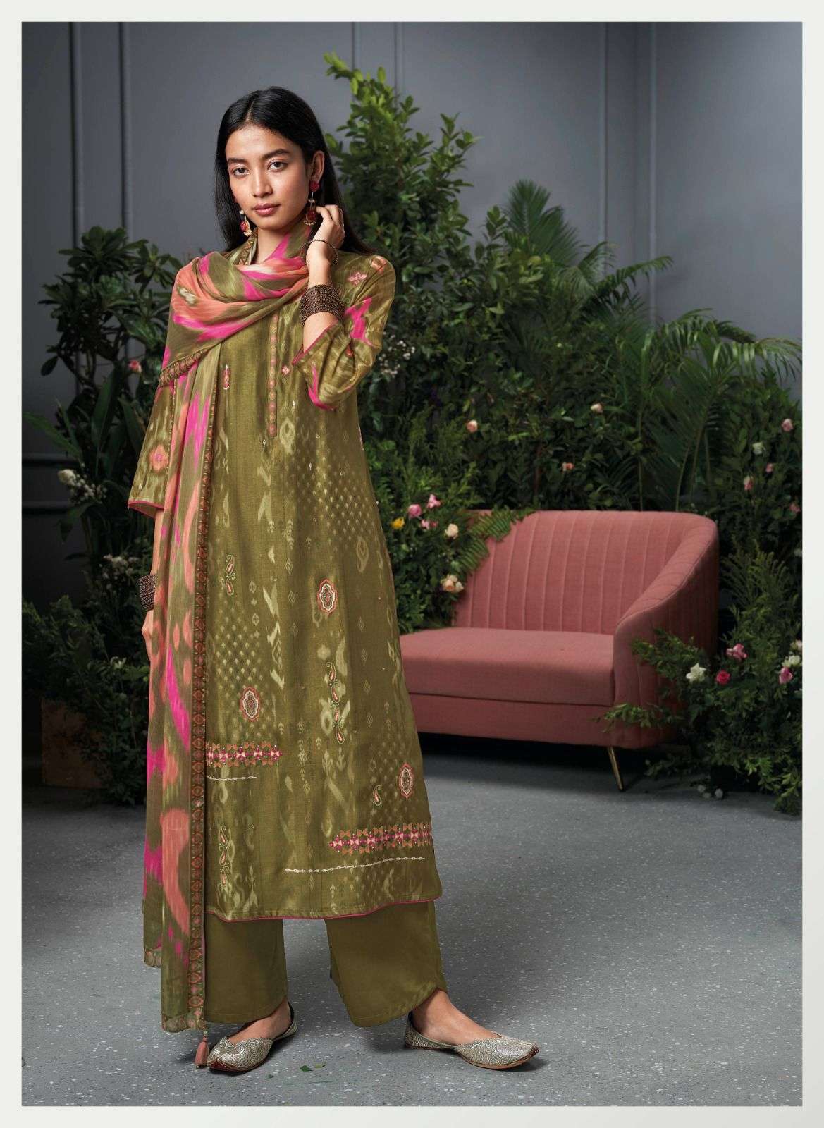 Zaria By Ganga Fashion 1468 To 1473 Series Beautiful Stylish Festive Suits Fancy Colorful Casual Wear & Ethnic Wear & Ready To Wear Bemberg Silk Dresses At Wholesale Price