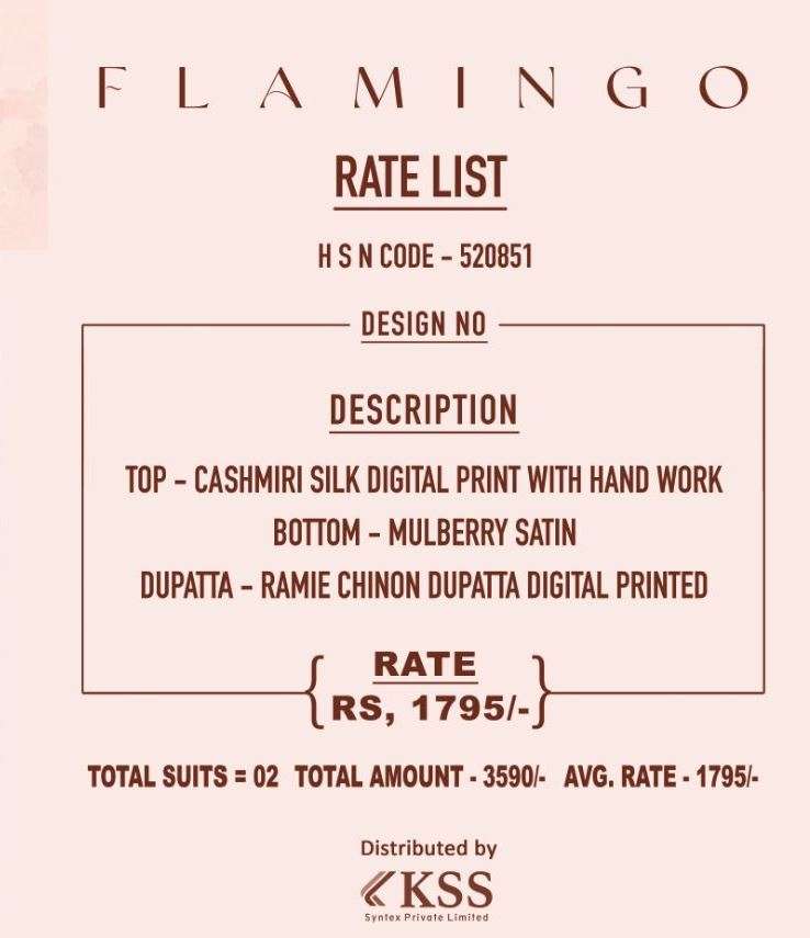 Flamingo-475 By T And M Designer Studio 475-A To 475-B Series Beautiful Suits Colorful Stylish Fancy Casual Wear & Ethnic Wear Silk Digital Print Dresses At Wholesale Price
