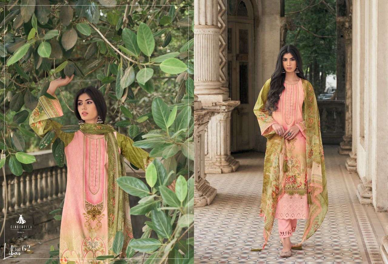 Pak Libas By Cinderella 10160 To 10167 Series Designer Festive Suits Beautiful Stylish Fancy Colorful Party Wear & Occasional Wear Pure Lawn Cotton Dresses At Wholesale Price