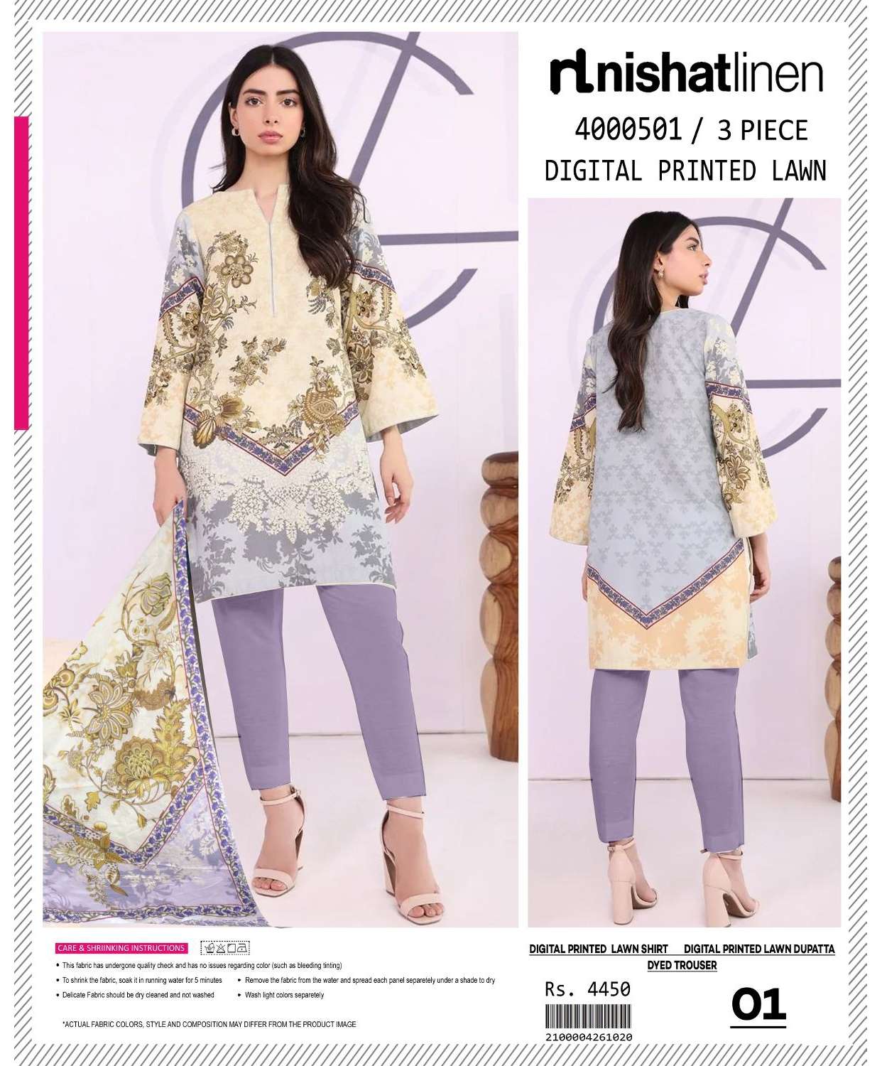 Nishat Linen By Fashid Wholesale 01 To 08 Series Beautiful Stylish Festive Suits Fancy Colorful Casual Wear & Ethnic Wear & Ready To Wear Lawn Print Dresses At Wholesale Price