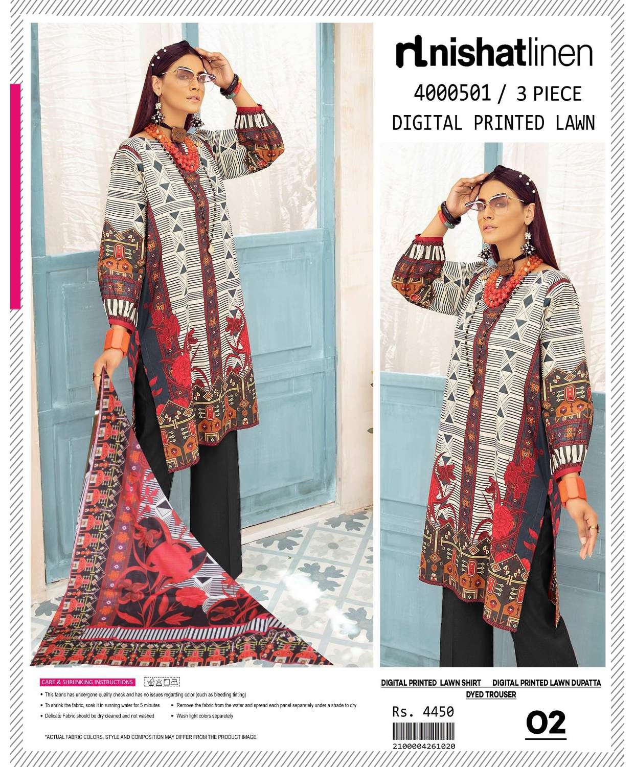 Nishat Linen By Fashid Wholesale 01 To 08 Series Beautiful Stylish Festive Suits Fancy Colorful Casual Wear & Ethnic Wear & Ready To Wear Lawn Print Dresses At Wholesale Price