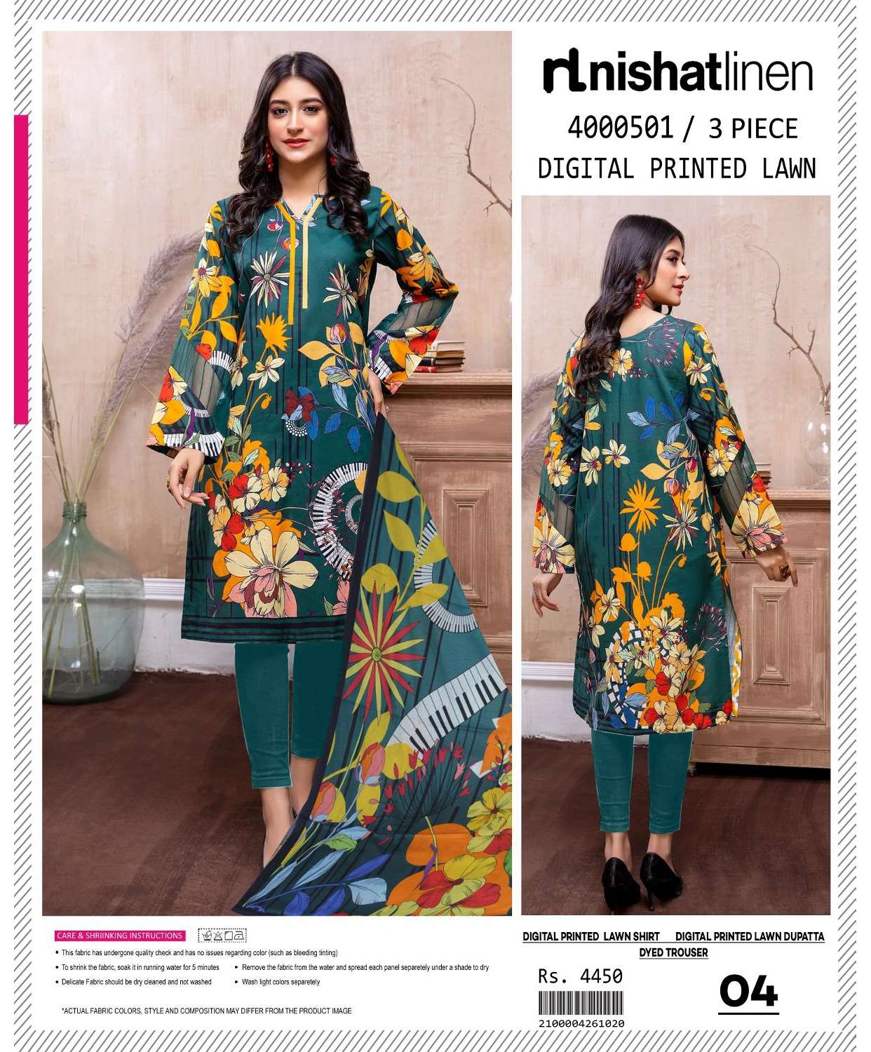 Nishat Linen By Fashid Wholesale 01 To 08 Series Beautiful Stylish Festive Suits Fancy Colorful Casual Wear & Ethnic Wear & Ready To Wear Lawn Print Dresses At Wholesale Price