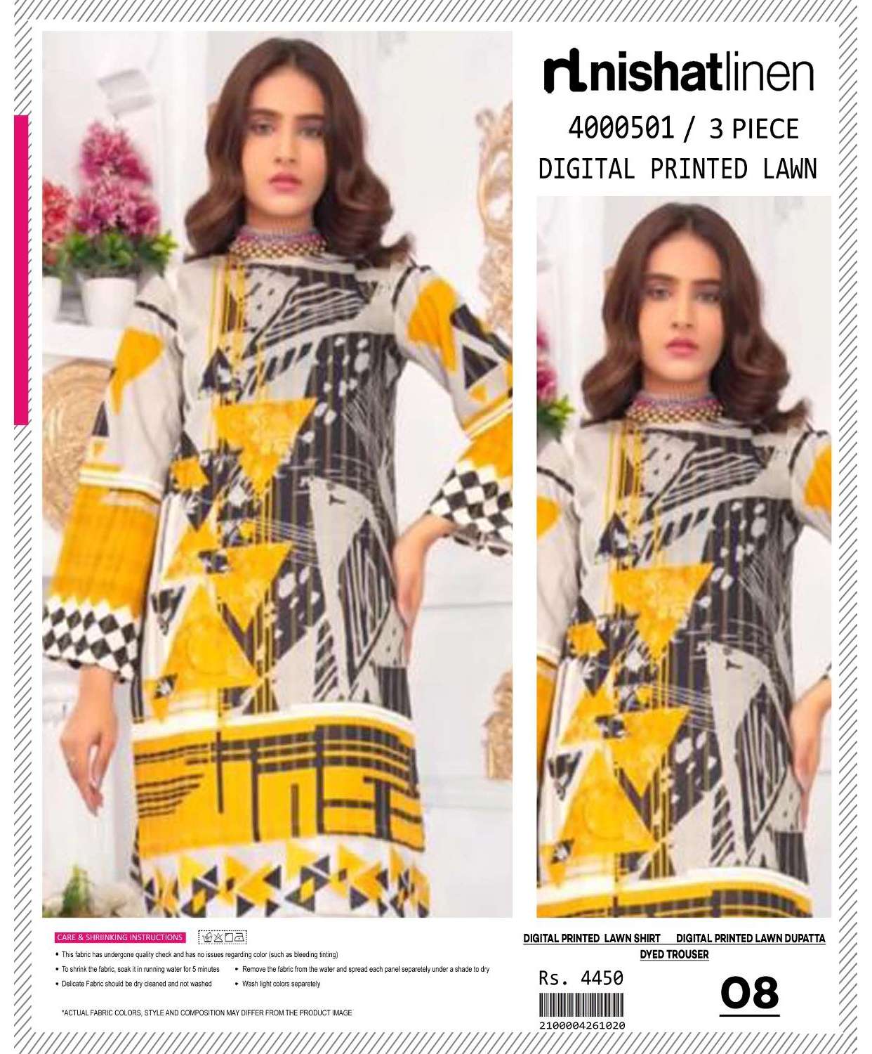 Nishat Linen By Fashid Wholesale 01 To 08 Series Beautiful Stylish Festive Suits Fancy Colorful Casual Wear & Ethnic Wear & Ready To Wear Lawn Print Dresses At Wholesale Price