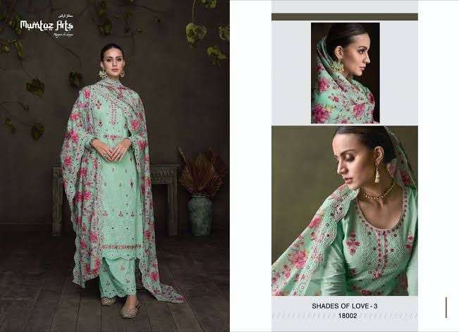Shades Of Summer Vol-3 By Mumtaz Arts 18001 To 18004 Series Beautiful Suits Colorful Stylish Fancy Casual Wear Pure Lawn Dresses At Wholesale Price