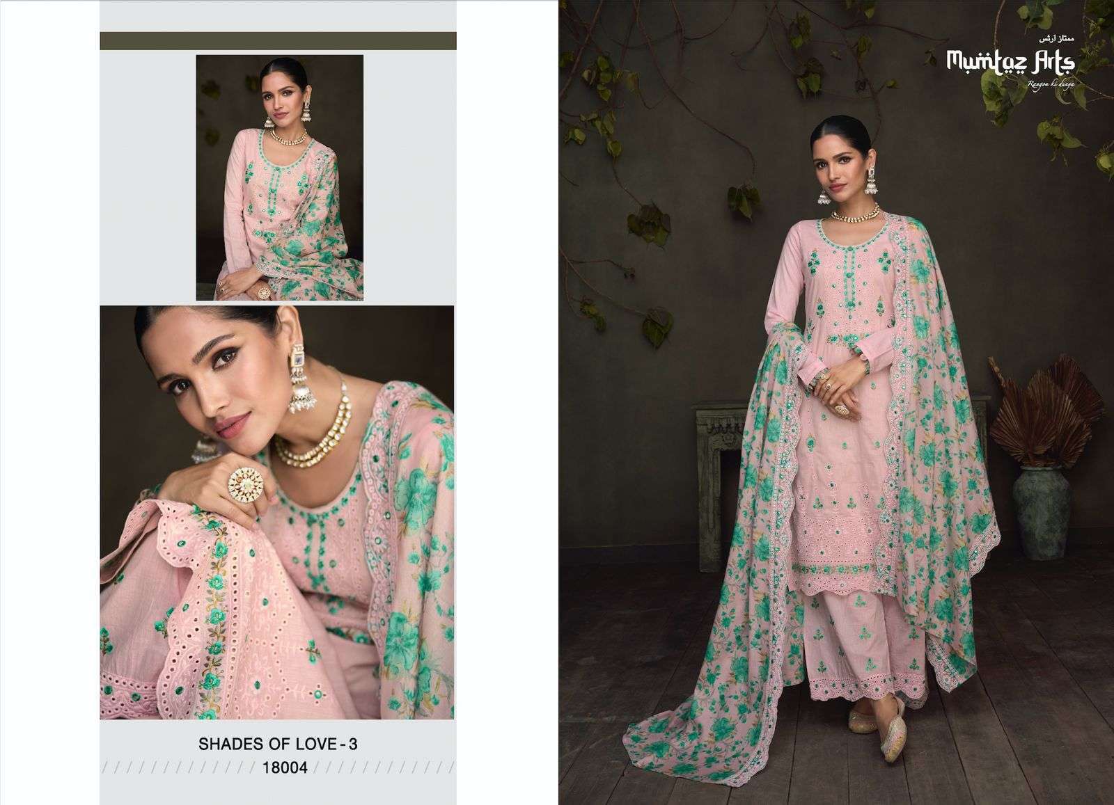Shades Of Summer Vol-3 By Mumtaz Arts 18001 To 18004 Series Beautiful Suits Colorful Stylish Fancy Casual Wear Pure Lawn Dresses At Wholesale Price