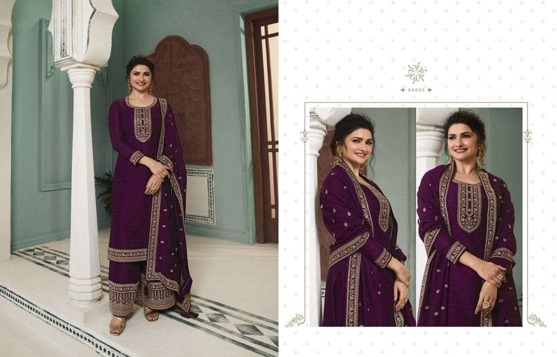 Shaheen Vol-6 By Vinay Fashion 64861 To 64866 Series Beautiful Festive Suits Colorful Stylish Fancy Casual Wear & Ethnic Wear Silk Georgette Embroidery Dresses At Wholesale Price