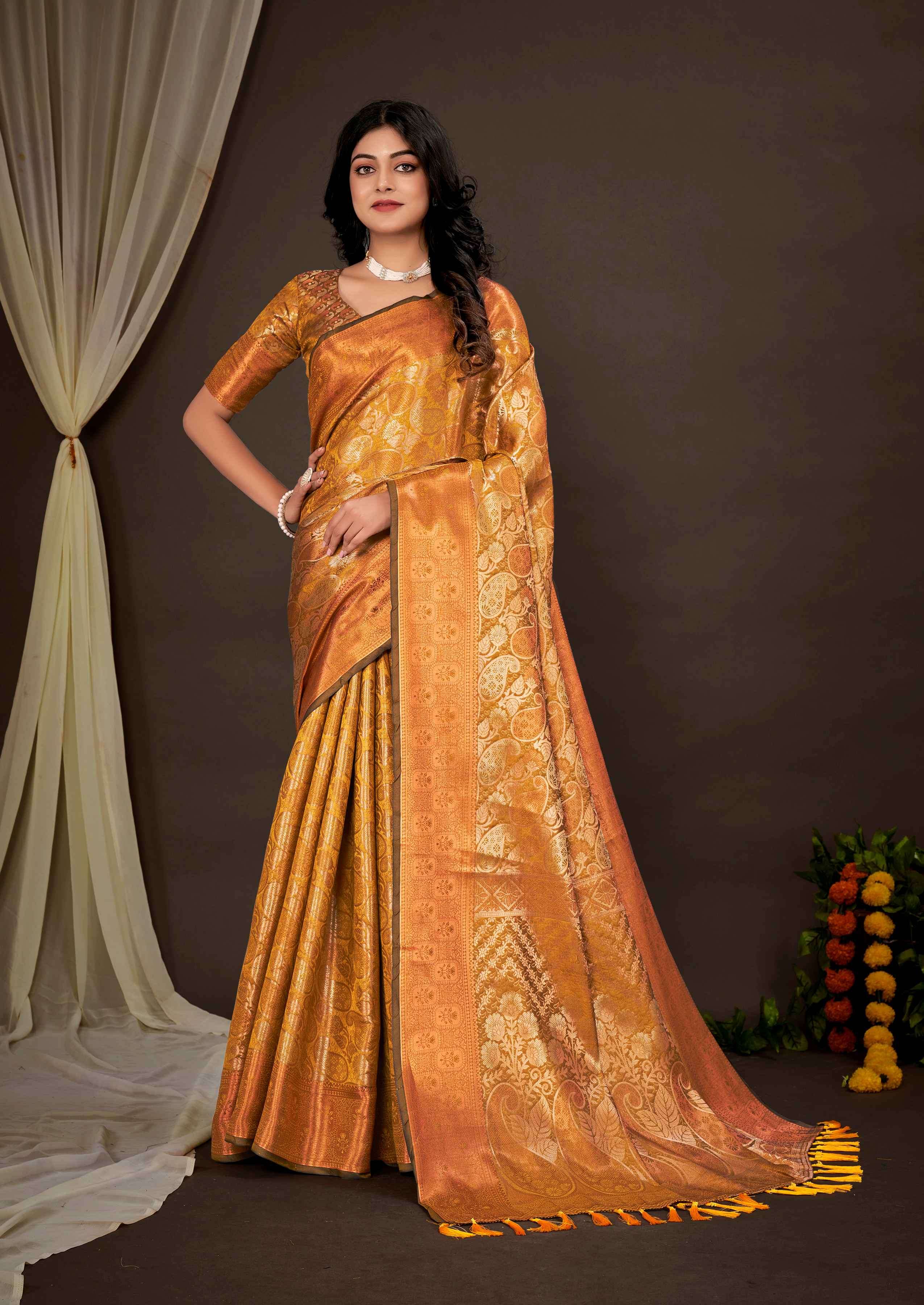 Aarohi By Fashid Wholesale 01 To 06 Series Vv Indian Traditional Wear Collection Beautiful Stylish Fancy Colorful Party Wear & Occasional Wear Kanjivaram Silk Sarees At Wholesale Price