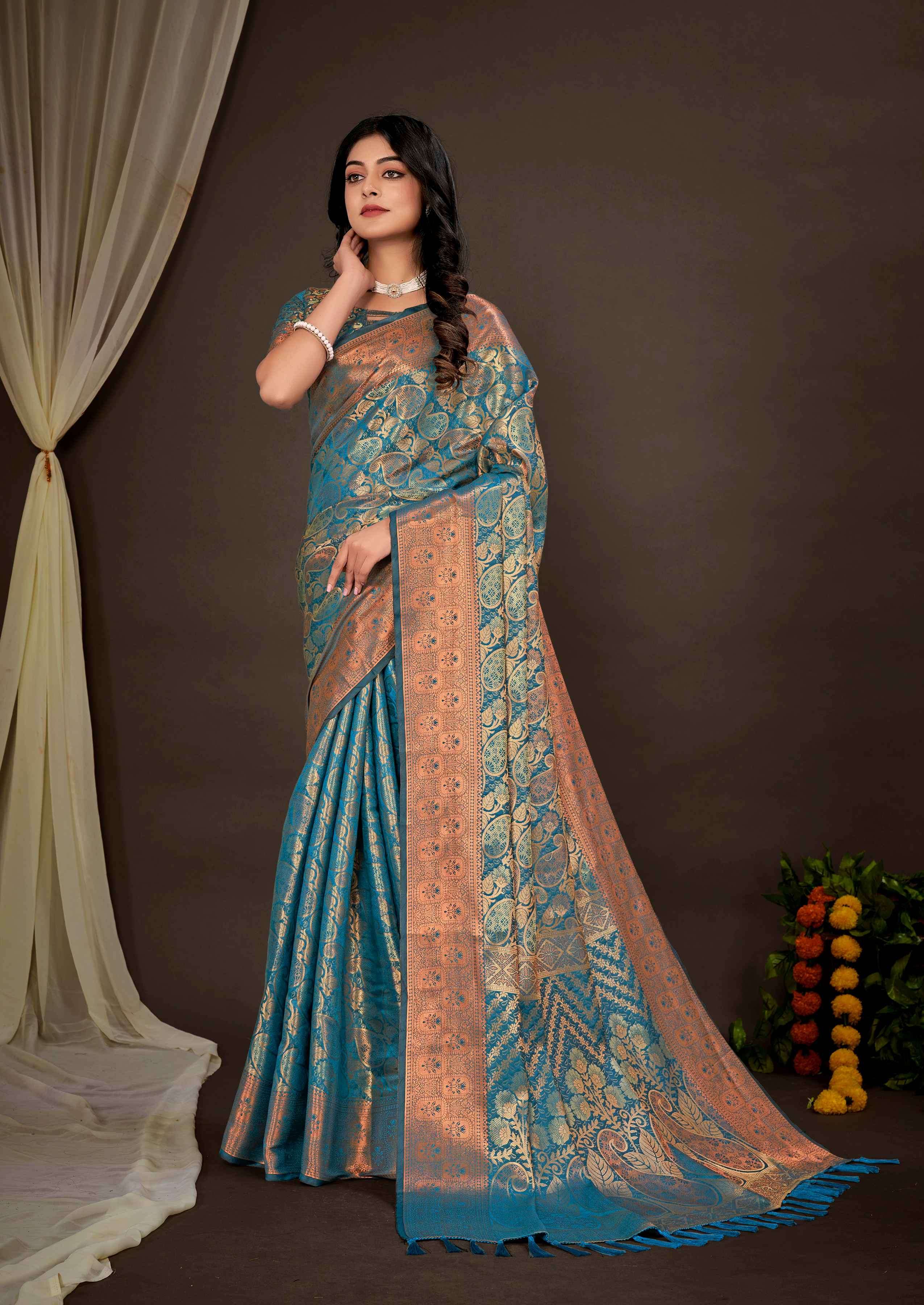 Aarohi By Fashid Wholesale 01 To 06 Series Vv Indian Traditional Wear Collection Beautiful Stylish Fancy Colorful Party Wear & Occasional Wear Kanjivaram Silk Sarees At Wholesale Price