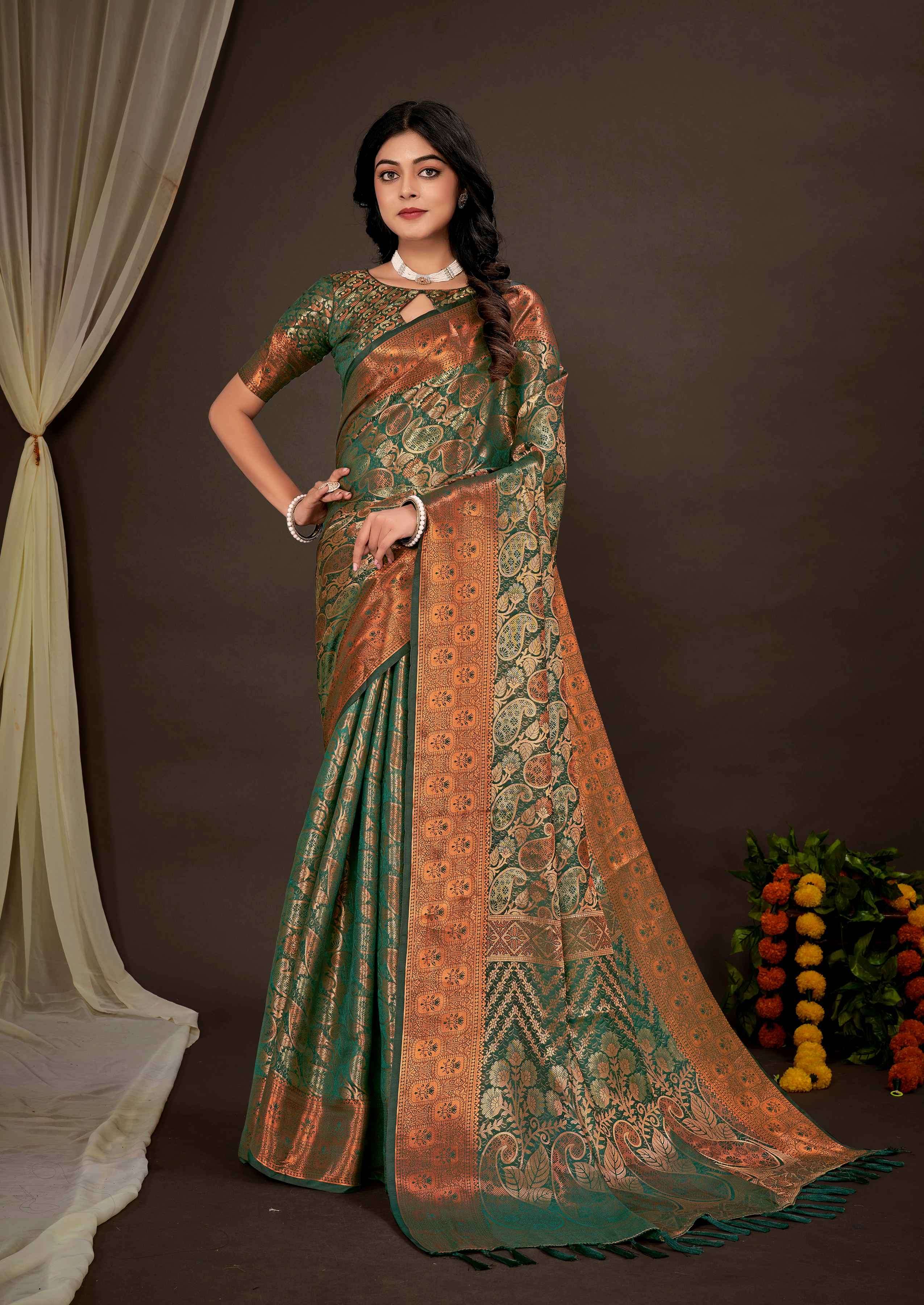 Aarohi By Fashid Wholesale 01 To 06 Series Vv Indian Traditional Wear Collection Beautiful Stylish Fancy Colorful Party Wear & Occasional Wear Kanjivaram Silk Sarees At Wholesale Price