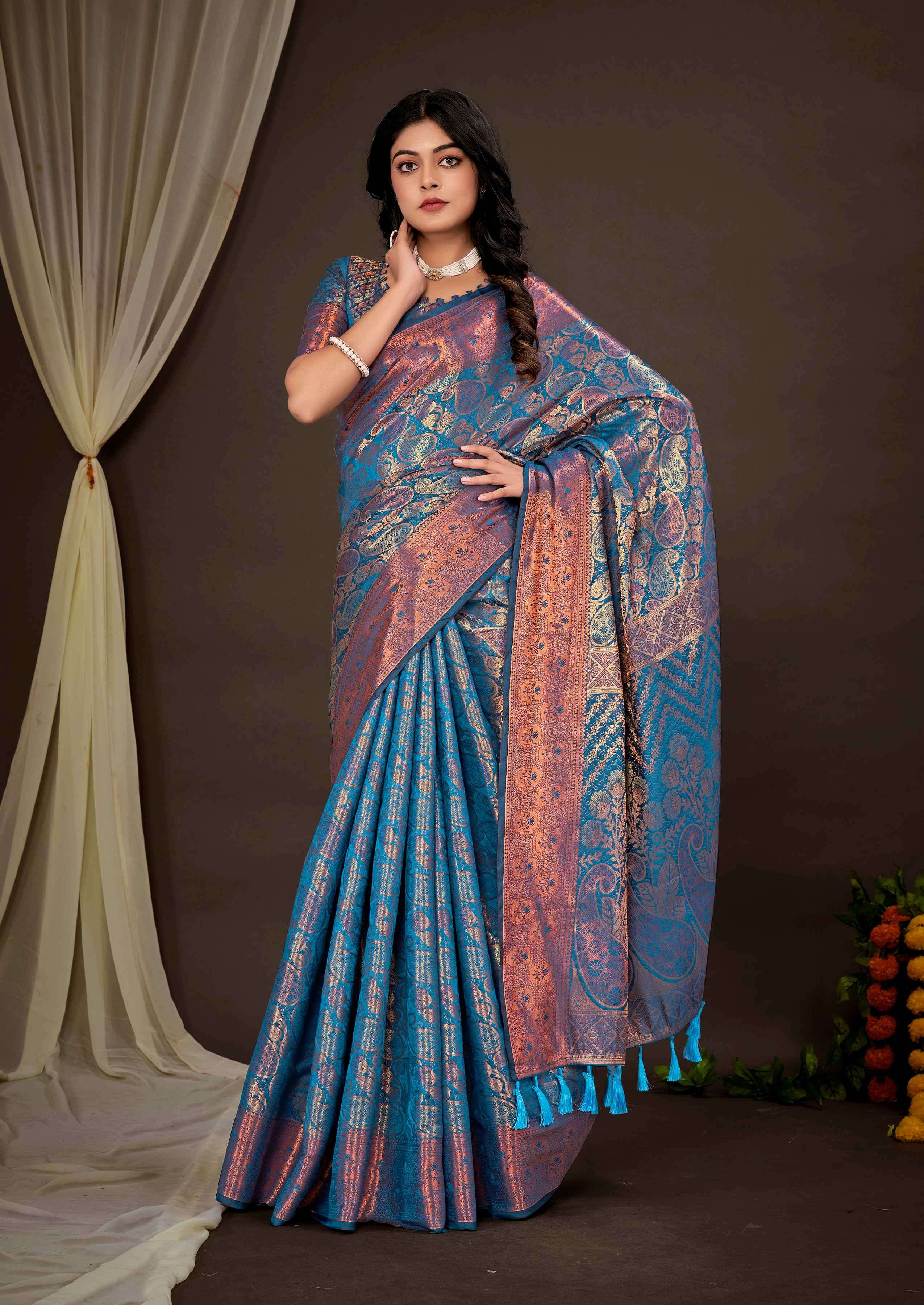 Aarohi By Fashid Wholesale 01 To 06 Series Vv Indian Traditional Wear Collection Beautiful Stylish Fancy Colorful Party Wear & Occasional Wear Kanjivaram Silk Sarees At Wholesale Price