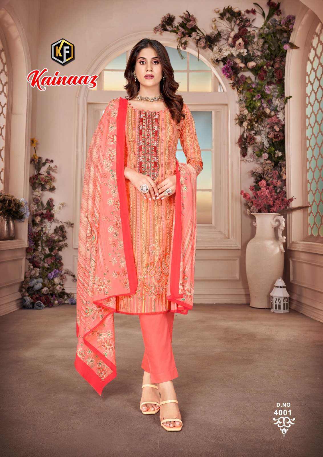 Kainaaz Luxury Vol-4 By Keval Fab 4001 To 4008 Series Beautiful Festive Suits Colorful Stylish Fancy Casual Wear & Ethnic Wear Cotton Print Dresses At Wholesale Price