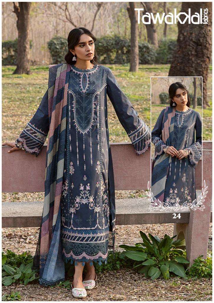 Mehroz Vol-3 By Tawakkal Fab 21 To 30 Series Beautiful Festive Suits Colorful Stylish Fancy Casual Wear & Ethnic Wear Cotton Print Dresses At Wholesale Price
